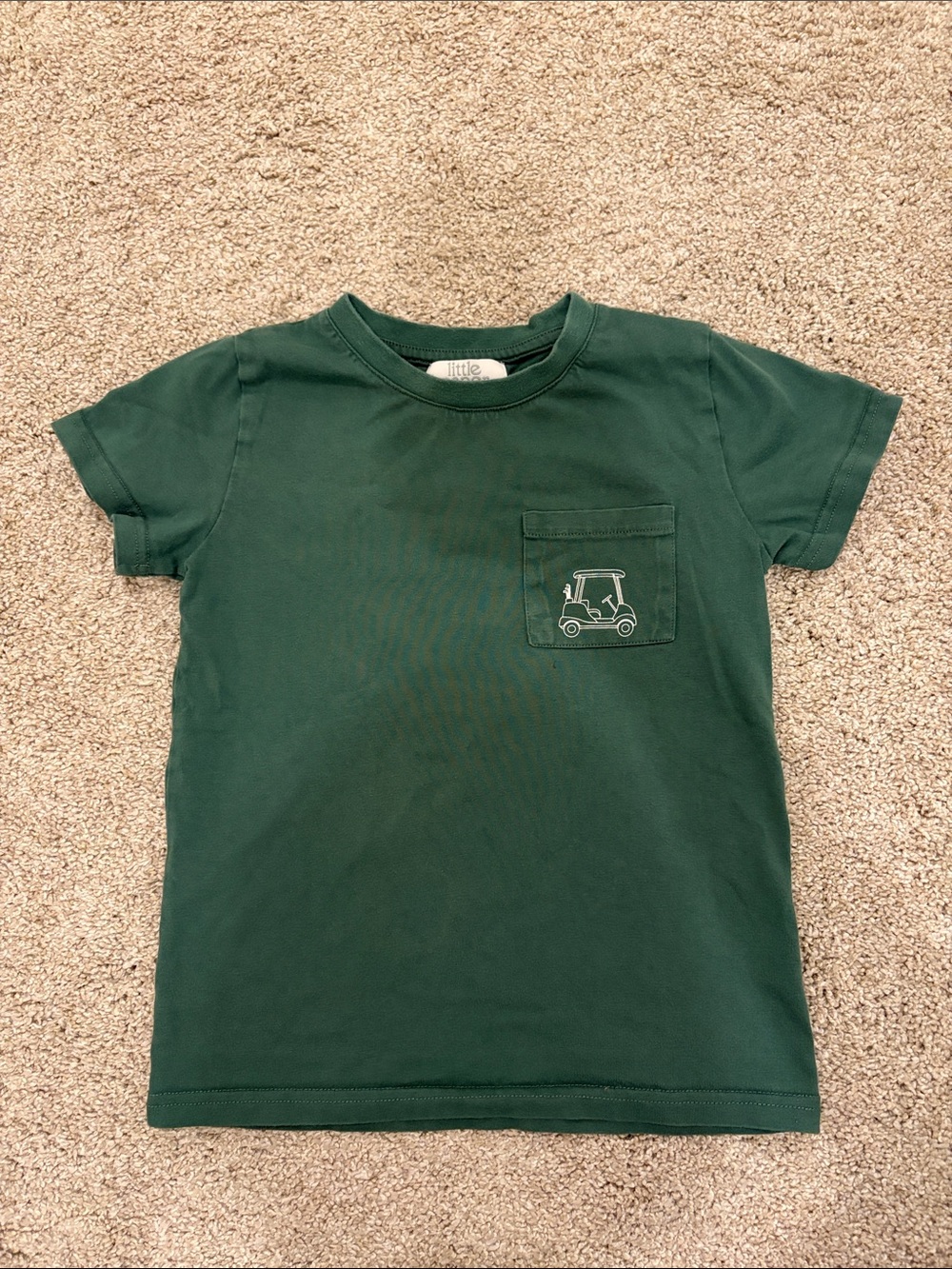 Little Paper Kids Golf Cart TShirt